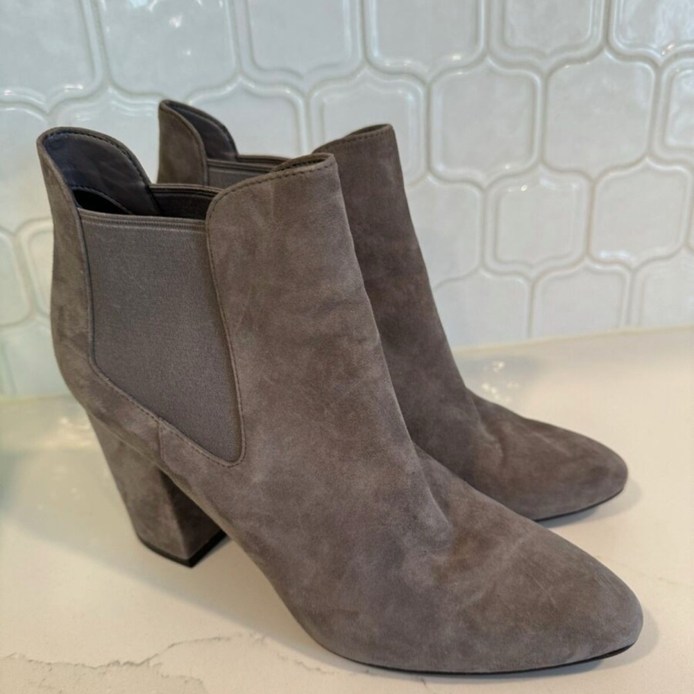 Cole Hahn Ankle Boots with Chelsea Block Heel